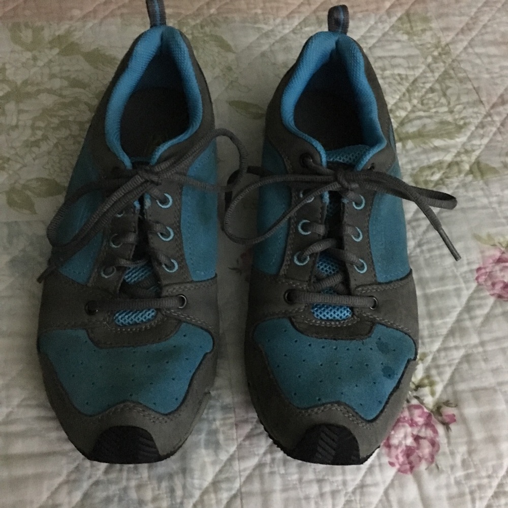 Keen Teal & Gray Suede Sneakers size 8.5